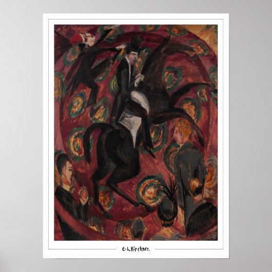 Poster d'art Ernst Ludwig Kirchner Zedign #299 (Devant)