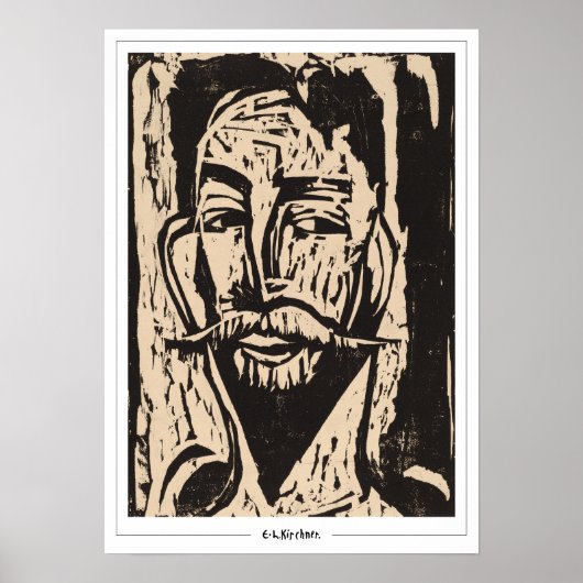 Poster d'art Ernst Ludwig Kirchner Zedign #327 (Devant)