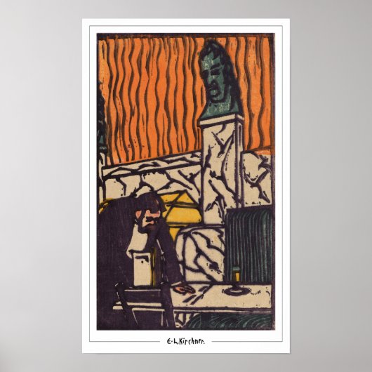 Poster d'art Ernst Ludwig Kirchner Zedign #356-2 (Devant)