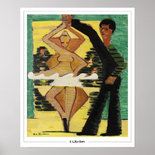 Poster d'art Ernst Ludwig Kirchner Zedign #48 (Devant)