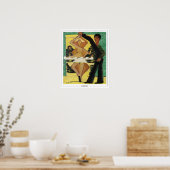 Poster d'art Ernst Ludwig Kirchner Zedign #48 (Cuisine)