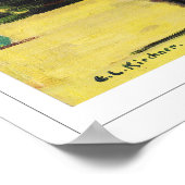 Poster d'art Ernst Ludwig Kirchner Zedign #48 (Coin)