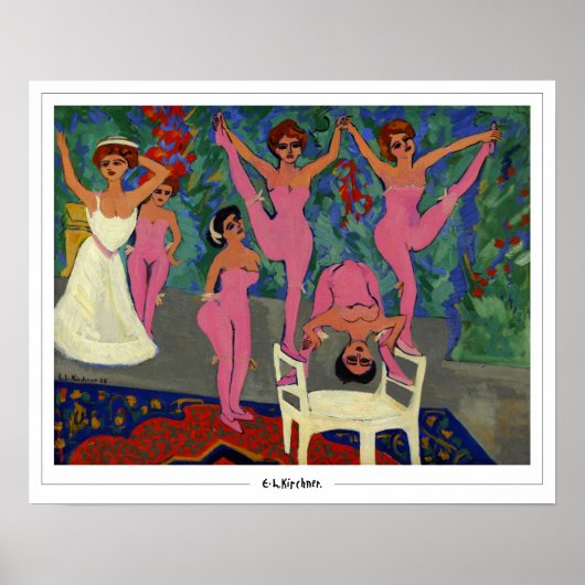Poster d'art Ernst Ludwig Kirchner Zedign #549-2 (Devant)