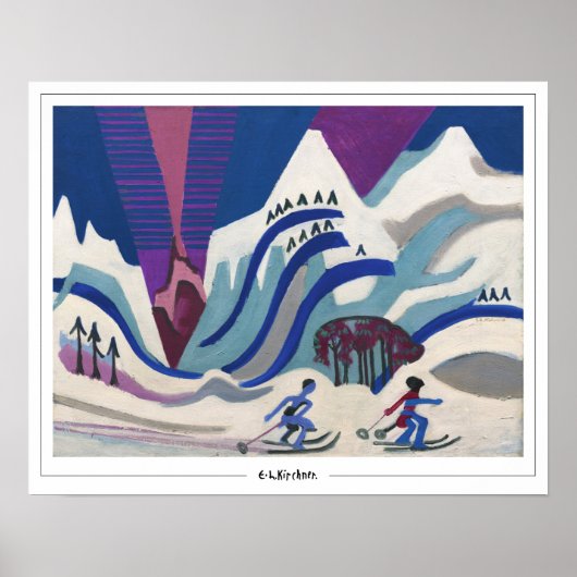 Poster d'art Ernst Ludwig Kirchner Zedign #612 (Devant)