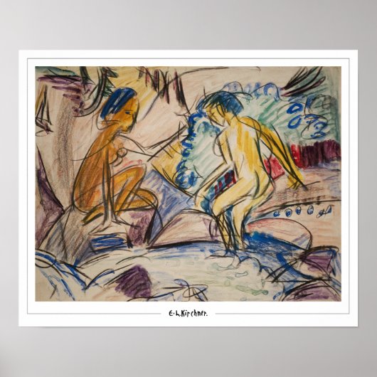 Poster d'art Ernst Ludwig Kirchner Zedign #643 (Devant)
