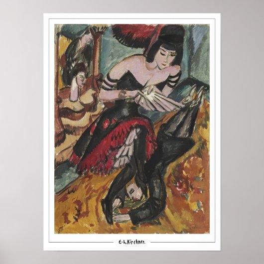 Poster d'art Ernst Ludwig Kirchner Zedign #658-2 (Devant)
