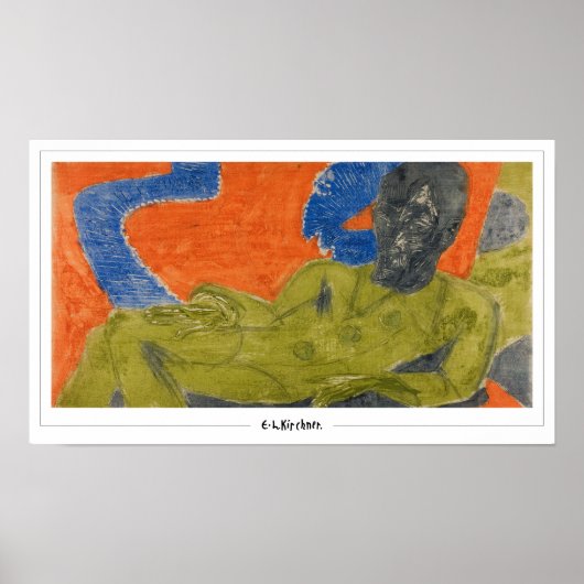 Poster d'art Ernst Ludwig Kirchner Zedign #8 (Devant)