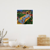 Poster d'art Ernst Ludwig Kirchner Zedign #9 (Cuisine)