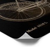 Poster d'art et de bicyclette de Camp Fire Girls 1 (Coin)