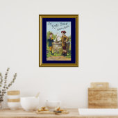 Poster d'art et de savon vintage (Cuisine)