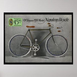 Poster d'art et de vélo Napoléon Sears Vintage 191