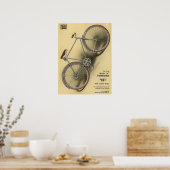 Poster d'art et de vélo Pathfinder Vintage 1918 (Cuisine)