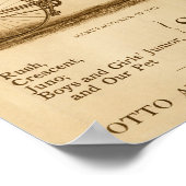 Poster d'art et de vélos de sécurité vintages (Coin)