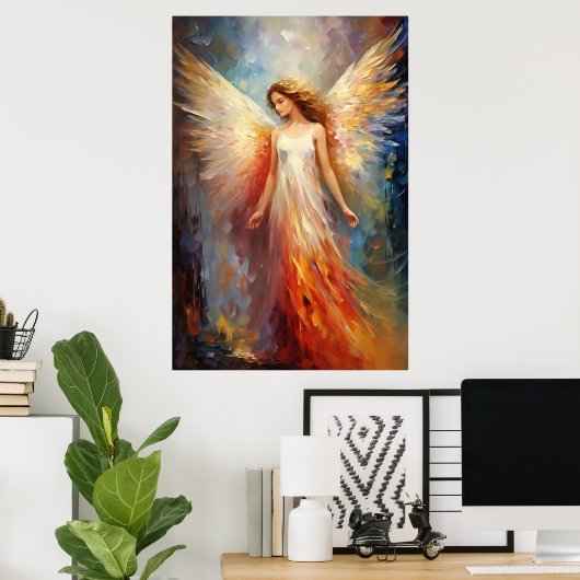 Poster d'art Ethereal Angel (Bureau à domicile)