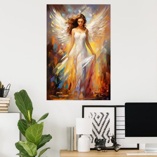 Poster d'art Ethereal Angel (Bureau à domicile)