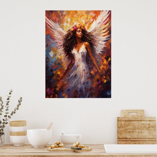 Poster d'art Ethereal Angel (Cuisine)