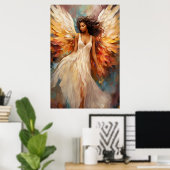 Poster d'art Ethereal Angel (Bureau à domicile)