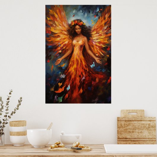 Poster d'art Ethereal Angel (Cuisine)