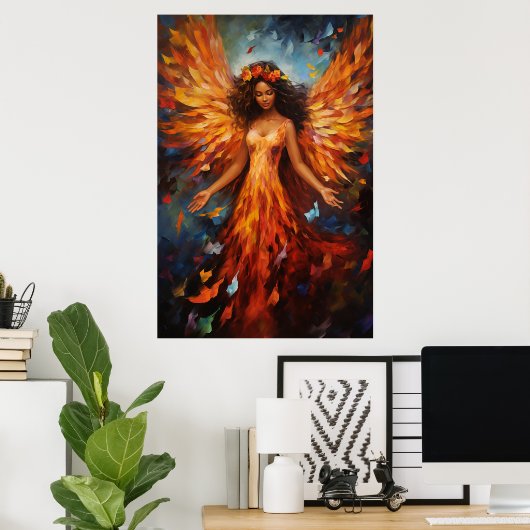 Poster d'art Ethereal Angel (Bureau à domicile)