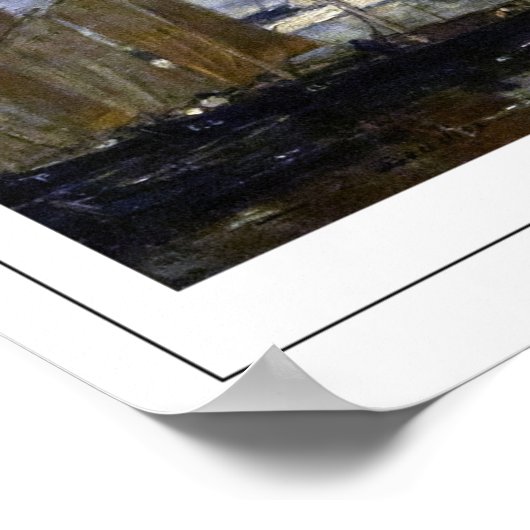 Poster d'art Eugène Boudin Zedign #13-2 (Coin)