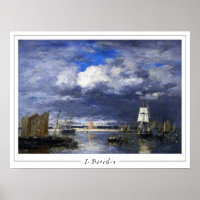 Poster d'art Eugène Boudin Zedign #13-2