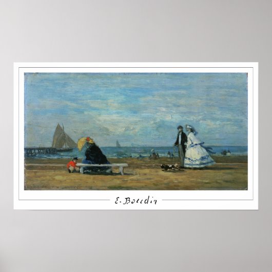 Poster d'art Eugène Boudin Zedign #30 (Devant)