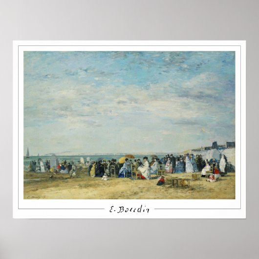 Poster d'art Eugène Boudin Zedign #4 (Devant)