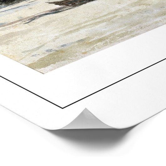 Poster d'art Eugène Boudin Zedign #4 (Coin)