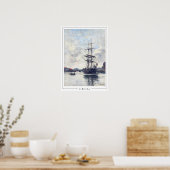 Poster d'art Eugène Boudin Zedign #418-2 (Cuisine)