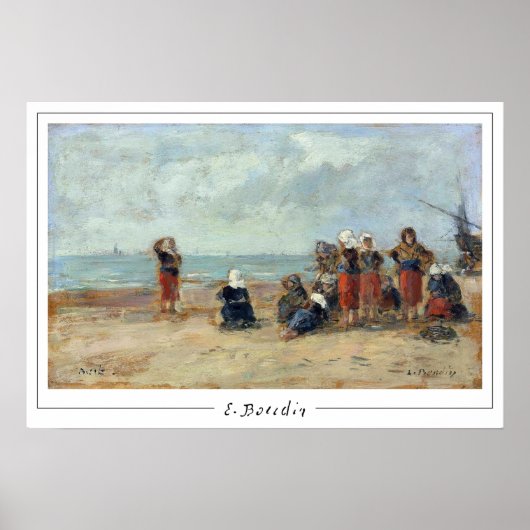 Poster d'art Eugène Boudin Zedign #494-2 (Devant)
