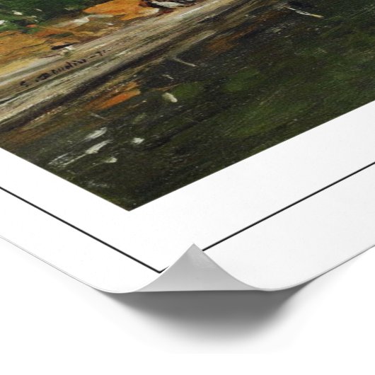 Poster d'art Eugène Boudin Zedign #89-2 (Coin)