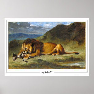 Poster d'art Eugène Delacroix Zedign #157