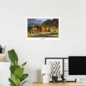 Poster d'art Eugène Delacroix Zedign #157 (Bureau à domicile)