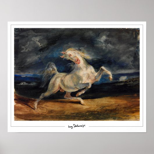 Poster d'art Eugène Delacroix Zedign #175 (Devant)
