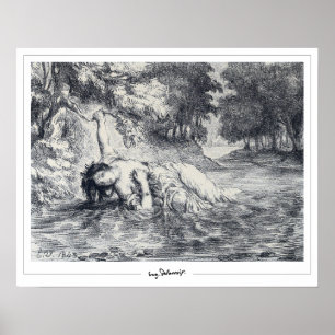 Poster d'art Eugène Delacroix Zedign #245