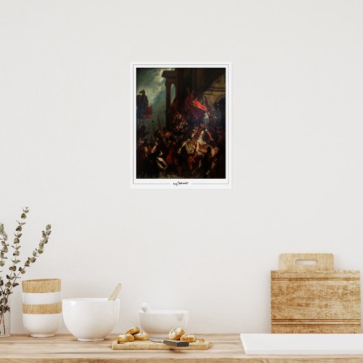 Poster d'art Eugène Delacroix Zedign #560 (Cuisine)
