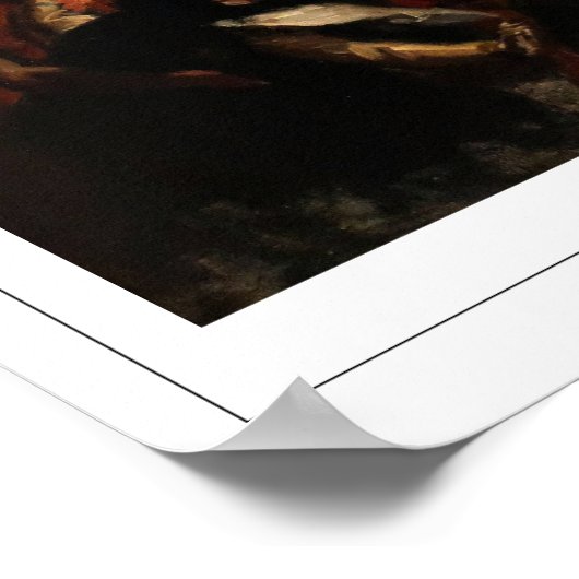 Poster d'art Eugène Delacroix Zedign #560 (Coin)