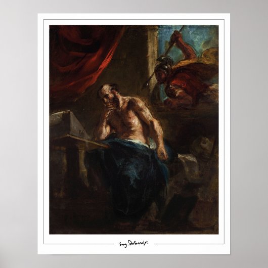 Poster d'art Eugène Delacroix Zedign #590 (Devant)