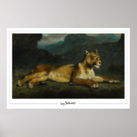 Poster d'art Eugène Delacroix Zedign #603