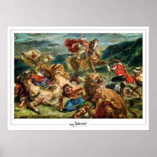Poster d'art Eugène Delacroix Zedign #622