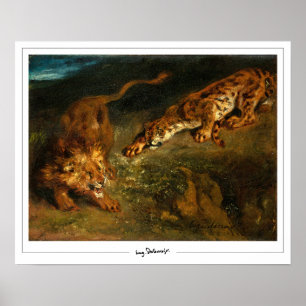 Poster d'art Eugène Delacroix Zedign #637