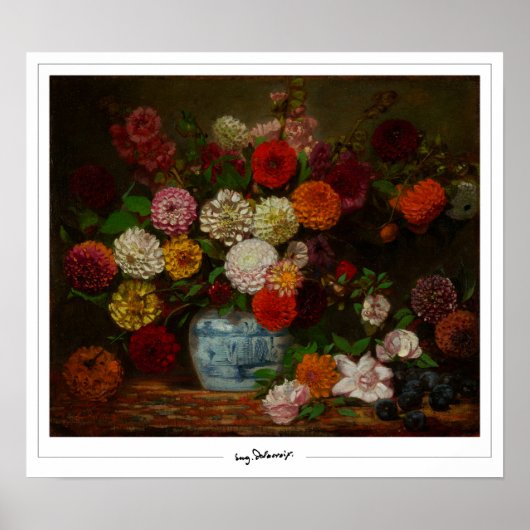 Poster d'art Eugène Delacroix Zedign #683 (Devant)