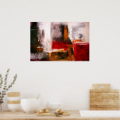 Poster d'art expressionniste Abstrait Imprimantes  (Cuisine)