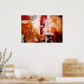 Poster d'art expressionniste Abstrait Imprimantes  (Cuisine)
