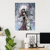 Poster d'art Fairy with Pleine lune Imaginaire (Bureau à domicile)