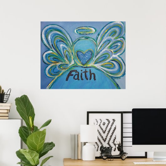 Poster d'art Faith Angel Imprimer (Bureau à domicile)