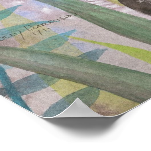 Poster d'art fée Dream Lily (Coin)