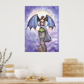 Poster d'art fée gothique de Periwinkle Imprimer (Cuisine)