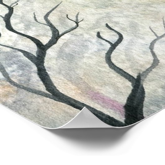 Poster d'art féérique gothique par Molly Harrison (Coin)