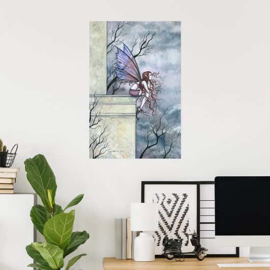 Poster d'art féérique gothique par Molly Harrison (Bureau à domicile)